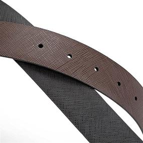 img 1 attached to Vatees Reversible Genuine Leather Belt Accessories for Women -Enhance Your Style
