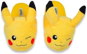 img 2 attached to 👟 Туфли Pikachu для мальчиков без застежек - Туфли, вдохновленные Покемонами, для мальчиков