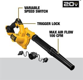 img 2 attached to 💨 DEWALT Compact Jobsite Blower DCE100B
