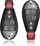 🔑 vofono 5-button suv remote car key for jeep grand cherokee 2008-2013/ commander 2008-2012, fcc id: m3n5wy783x (set of 2) logo