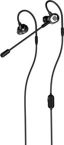 img 1 attached to Enhance Your Mobile Gaming Experience with SteelSeries Tusq In-Ear Headset - Dual Microphone & Detachable Boom Mic - Ergonomic Suspension Design Earphones