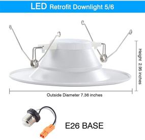 img 2 attached to 🔆 Upgradeable LED Recessed Downlight for Enhanced Dimming Capabilities