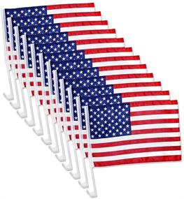 img 4 attached to Американский патриотический набор для окон от Julysgift