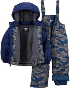 img 3 attached to OshKosh B_Gosh Toddler Snowbib Snowsuit