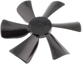 img 1 attached to 🔧 Dumble 6in Black RV Bathroom Fan Blade Replacement with 0.094in Round Bore - Camper Fan Blade Replacement for Dumble Fans