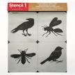 stencil bird bees theme pack logo