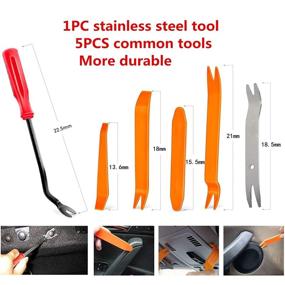 img 2 attached to Car Push Plastic Retainer Clips Tailgate Popular Fasteners Plastic Remover