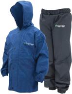 youth frogg toggs polly woggs waterproof and breathable rain suit logo