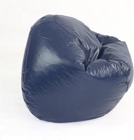 img 2 attached to 🛋️ American Furniture Alliance Fun Factory Classic Small Navy Blue Bean Bag - A Visual Representation