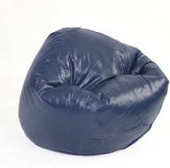 🛋️ american furniture alliance fun factory classic small navy blue bean bag - a visual representation logo