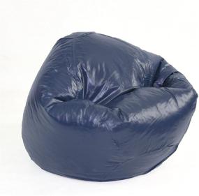 img 3 attached to 🛋️ American Furniture Alliance Fun Factory Classic Small Navy Blue Bean Bag - A Visual Representation