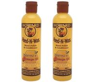 howard fw0008 feed n wax conditioner 8 ounce logo