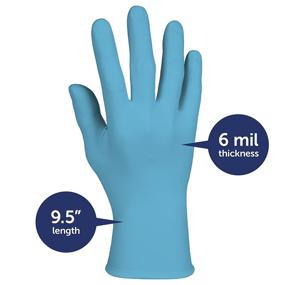 img 2 attached to 🧤 Kleenguard G10 Blue Nitrile Gloves - KCC57373