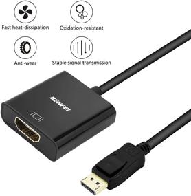 img 3 attached to 🔌 4K DisplayPort to HDMI Active Adapter - BENFEI Gold-Plated Cord Supporting Multi-Screen Gaming with Eyefinity