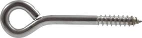 img 3 attached to 🔩 Hillman 4281 1/4" Screw Eye (3-3/4" Length, 9/16"-1/2" Inner Diameter) – 5 Pack: Ideal for Various Hanging & Fastening Needs