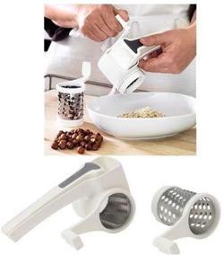 img 2 attached to 🧀 Ikea Stralande Rotary Grater, White: Effortless Cheese and Vegetable Shredding