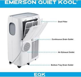 img 2 attached to 🌬️ Emerson Quiet Kool EAPC12RD1 Portable Air Conditioner - Suitable for 400 Square Feet - Enhanced SEO