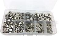 🔩 hvazi 280pcs metric stainless steel hex nuts assortment kit for m2 m2.5 m3 m4 m5 m6 m8 screw bolts logo