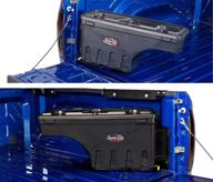 undercover swingcase truck bed storage box for dodge ram 1500/2500/3500, sc300d, 2002-2021 (including classic), driver's side logo