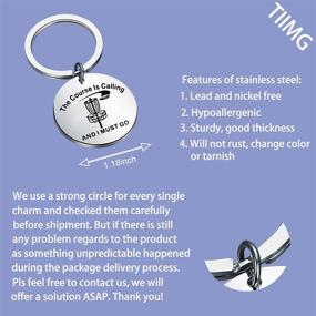 img 3 attached to 🏑 Quirky Disc Golf Keychain: Perfect Frisbee Golfer Gift for Disc Golf Enthusiasts - Ideal for Disc Golfer Dad or Husband