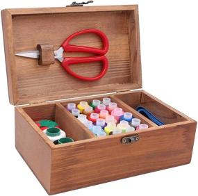 img 4 attached to 🧵 LeBeila Professional Sewing Kit: Complete Supplies for Sewing Emergencies, Mending & Gifts - Wooden Box, Premium Accessories - Ideal for Beginners, Kids, Girls, Boys, Women, Men