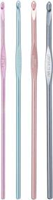 img 3 attached to 🧶 Susan Bates Silvalume Aluminum Crochet Hook Set - Pack of 4