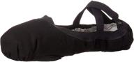 pro elastic dance shoes: bloch women's 5.5 narrow us in black logo