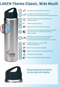 img 3 attached to Stay Hydrated with the Laken Thermo Classic Wide Mouth Vacuum Insulated Stainless Steel Water Bottle