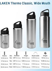 img 2 attached to Stay Hydrated with the Laken Thermo Classic Wide Mouth Vacuum Insulated Stainless Steel Water Bottle