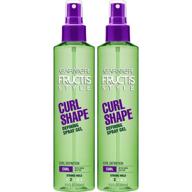 garnier fructis style shape curl defining spray gel, 17 oz (pack of 2) logo