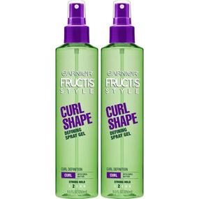 img 4 attached to Garnier Fructis Style Shape Curl Defining Spray Gel, 17 oz (Pack of 2)