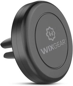 img 4 attached to Универсальное автомобильное крепление WixGear на вентиляционное отверстие с магнитом для смартфонов и мини-планшетов - технология быстрого и надежного крепления, черного цвета (1 шт)