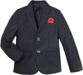 img 4 attached to 🧥 GETUBACK Bazer Stretch Jacket Napkins - Stylish Boys' Suits & Sport Coats