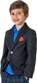 img 1 attached to 🧥 GETUBACK Bazer Stretch Jacket Napkins - Stylish Boys' Suits & Sport Coats