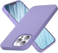 📱 anemat liquid silicone iphone 13 pro max case, clove purple - women's phone case for iphone 13 pro max 2021 (6.7 inch) logo