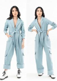 img 4 attached to 👩 Stylish and Functional: Pantora Women's Nicole Utility Jumpsuit