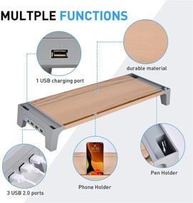img 3 attached to Monitor Charging Organizer Transfer Computer