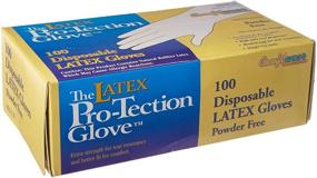 img 1 attached to Disposable Latex Gloves Powder Free Household Supplies for Cleaning Tools