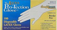 disposable latex gloves powder free household supplies for cleaning tools logo