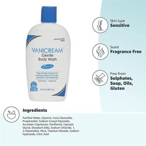 img 1 attached to 🚿 Vanicream Gentle Body Wash: Fragrance-Free, Gluten-Free, Sulfate-Free, Sensitive Skin Care - 12 Fl Oz