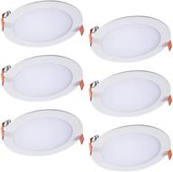 🔦 hlb6099fs1emwr 6pk selectable construction recessed integrated led downlight logo