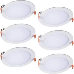 img 1 attached to 🔦 HLB6099FS1EMWR 6PK Selectable Construction Recessed Integrated LED Downlight