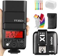 godox tt350o camera flash speedlite speedlight with x1t-o wireless trigger transmitter: a high-speed sync solution for olympus and panasonic cameras logo