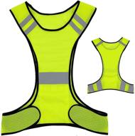 🏃 stay safe and visible at night with our ultrathin lightweight reflective night running vest логотип