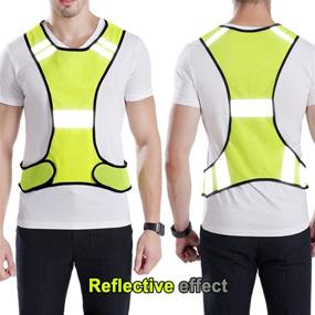 img 3 attached to 🏃 Stay Safe and Visible at Night with our Ultrathin Lightweight Reflective Night Running Vest