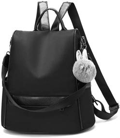 img 4 attached to 🎒 YOUNNE Women Backpack Purses: Trendy PU Leather Anti-theft Rucksack for Fashionable and Secure Storage