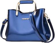 👜 stylish nevenka handbag: genuine leather satchel shoulder women's handbags & wallets for a fashionable appeal logo