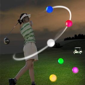 img 1 attached to ⛳ Glow in The Dark Golf Balls: Long Distance LED Colored Balls for Golf Sports Games - Men, Women, and Children (6 Colors)