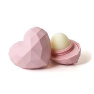 💖 rebels refinery pink wildberry lip balm - geometric heart shaped logo