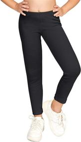 img 4 attached to 👧 CAOMP 100% Organic Cotton Leggings for Girls - Girls' Clothing